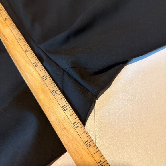 Lafayette 148 Women 12 Wide Leg Pant Delancey Trouser Black Minimal Work Dress - Picture 9 of 12